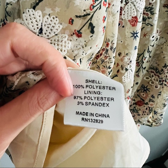 TULAROSA Floral Print Mini Dress - XS - Picture 8 of 8